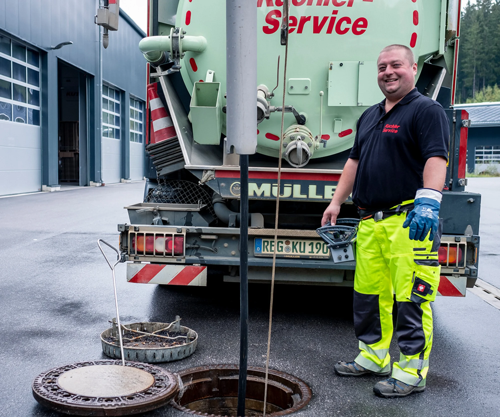 TV Kanaluntersuchung mit Kameratechnik in Arrach